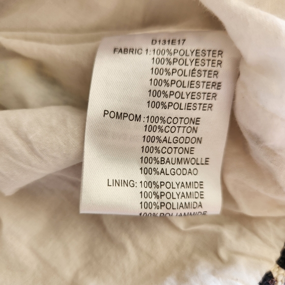 Molly Bracken Boho Aztec Print with Pom Poms Jacket Size Medium - Picture 16 of 16